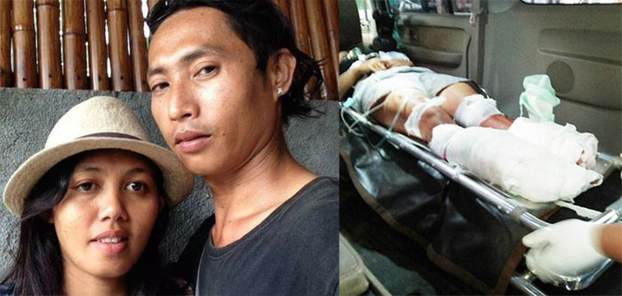 KEJAM!!! Di Depan Anak, Pria ini Tega Potong Kedua Kaki Istrinya