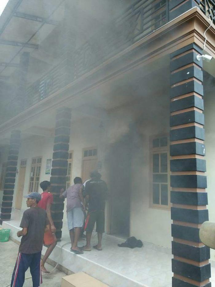 Rumah Kontrakan Milik Pejabat Inhil Selamat dari Kebakaran