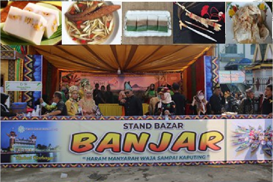 Promosi Makanan Tradisional, Stand Bazar Tembilahan Gelar Pameran Kuliner dan Ciri Khas Daerah
