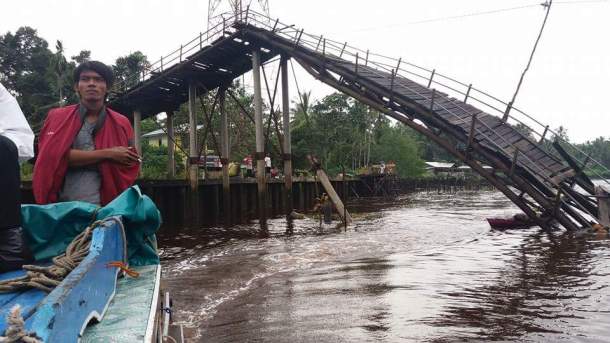 Rp 4,3 Miliyar Dianggarkan Untuk Perbaikan Jembatan Bente, Mandah