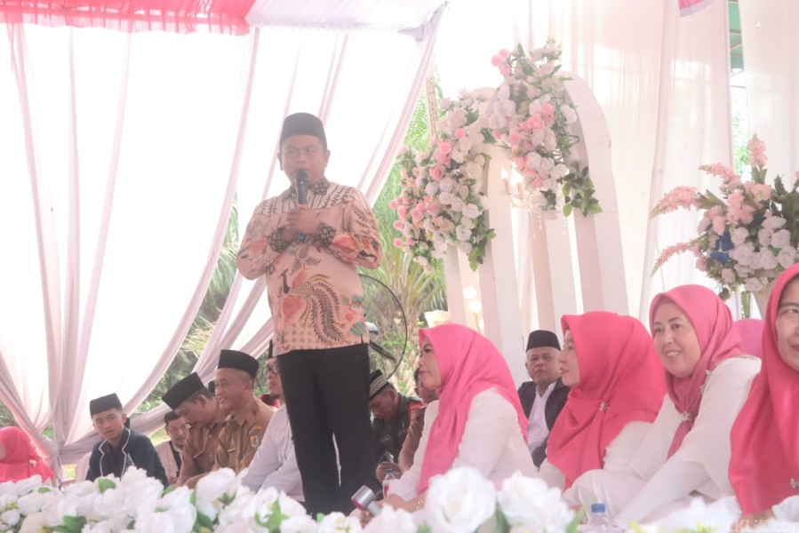 Ribuan Jamaah Hadiri Pengajian Akbar MTMD Sergai di Dolok Masihul