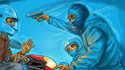 Pemerasan Dengan Senjata Api, Seorang Warga Pekanbaru Di Tangkap