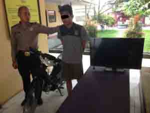 Resahkan Masyarakat,  Maling Kampung ini Diringkus Polsek Perbaungan