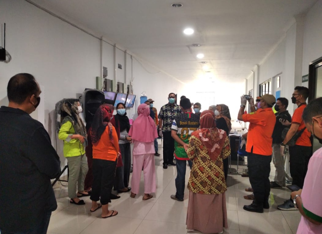 Satgas Covid-19 Inhil Inspeksi Islamic Center dan Pihak Penyedia Makanan