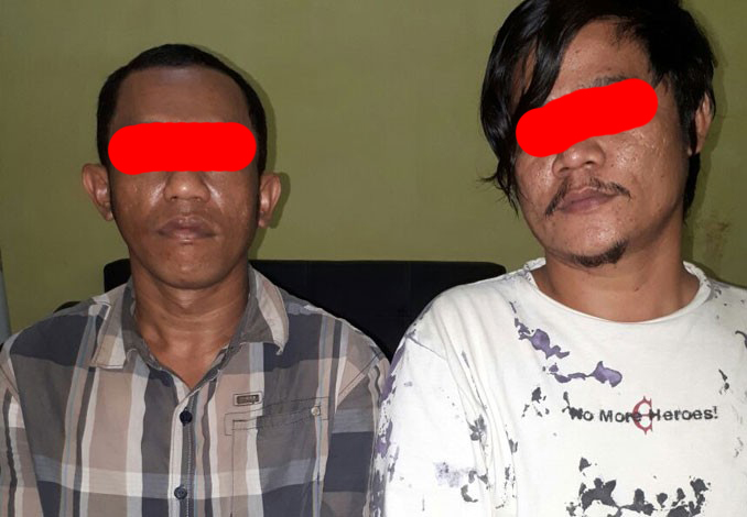 Asyik Nyabu di Hotel, Dua Pria Ini Dibekuk Polres Rohil