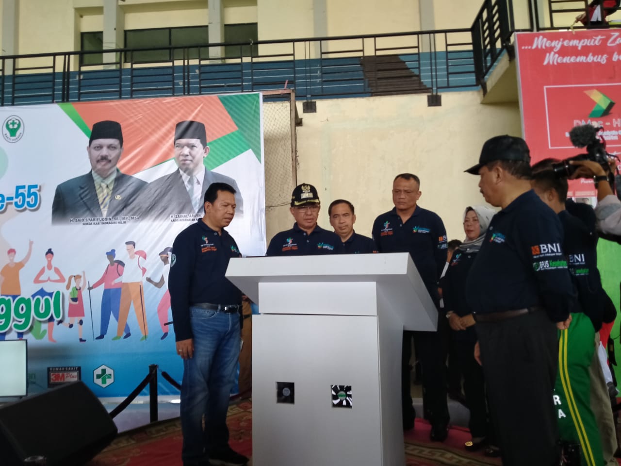Hadiri Puncak HKN, Bupati Wardan Apresiasi Dinkes Inhil Dalam Penanganan Stunting