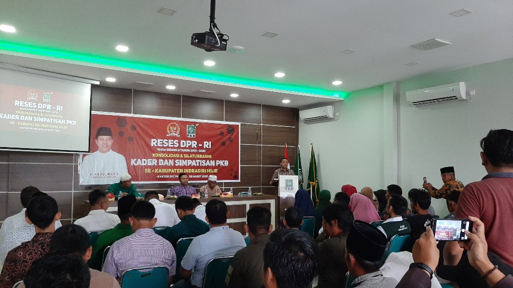 Konsolidasi Kader PKB Inhil, Abdul Wahid: Kita Harus Bergeser ke Eksekutif