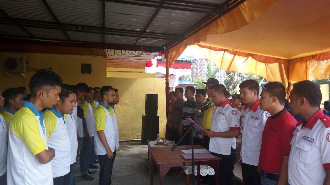 Mahmudin Sudah Kukuhkan 750 Anggota Penggiat Anti Narkoba di Kabupaten Inhil