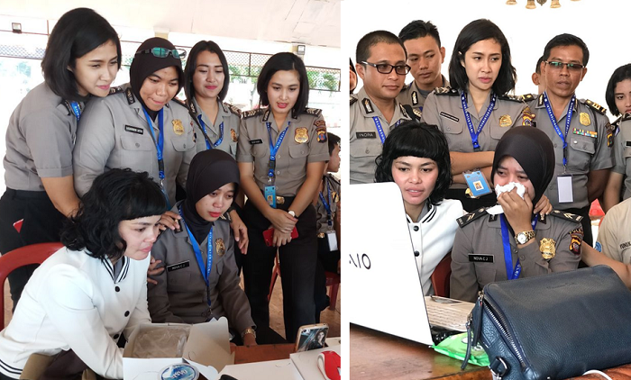 Ikut Seleksi Polisi PBB, Polwan Cantik Terpaksa Jalani Proses Ijab Kabul Via VC