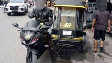 R15 Paling Gres Dipakai Jadi Becak Motor