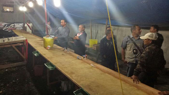 Berbau Judi, Pasar Malam Di Selat Panjang Ditutup Paksa