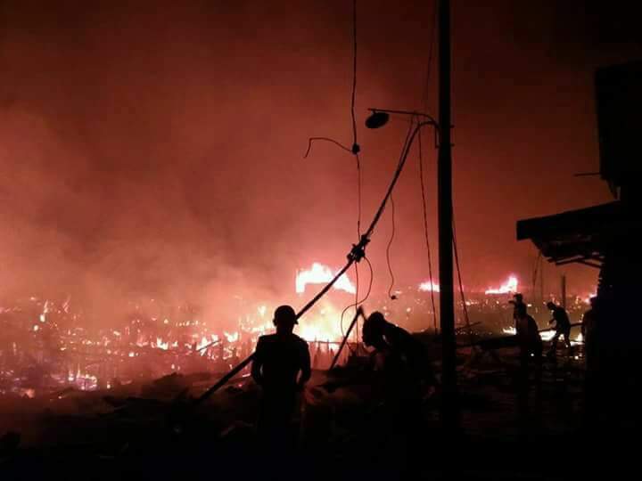 54 Unit Rumah Ludes Terbakar, Penyebab Masih Didalami