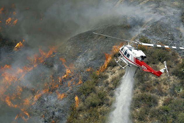 Helikopter untuk Water Bombing Dipersiapkan Untuk Menghadapi Karhutla di Riau