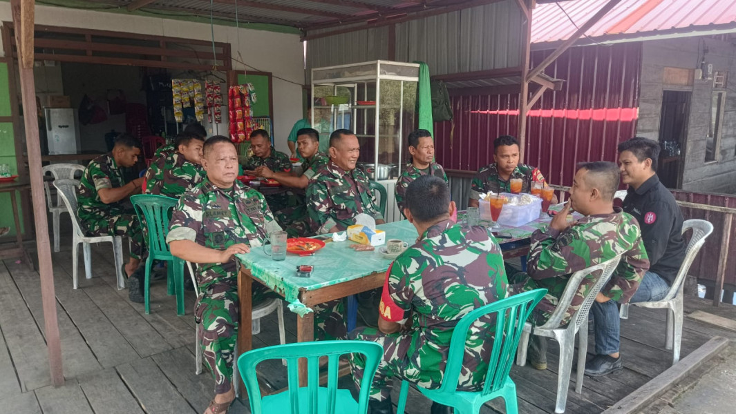 Jaga Kemitraan dengan Insan Media, Koramil 05/GAS Ngopi Bareng