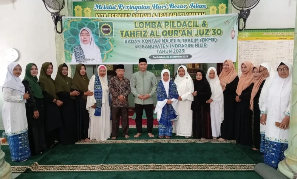 Pemkab Inhil Buka Lomba Pildacil & Tahfiz Al-Our'an Juz 30