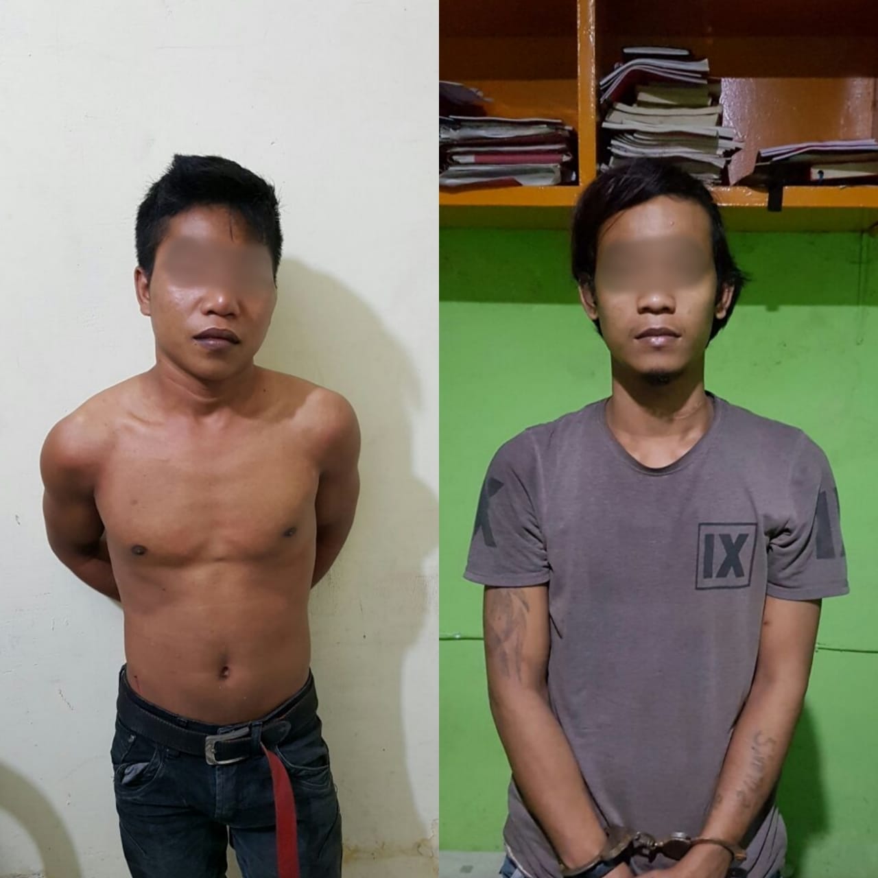 Sejam Setelah Beraksi, Dua Begal ini Diciduk Pak Polisi