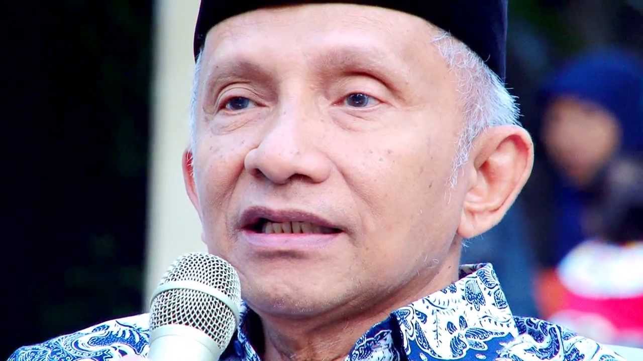 Penjelasan Amien Rais Soal Pendanaan Sutrisno Bachir