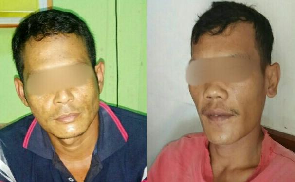 Curi Material SUTT, Dua Warga Inhu Ini Diamankan