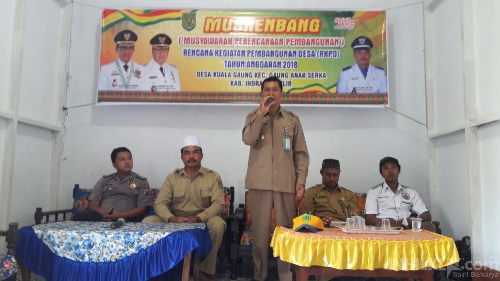 Desa Kuala Gaung Gelar Musrenbang, Masyarakat Butuh Perbaikan Perkebunan dan Infrastruktur   