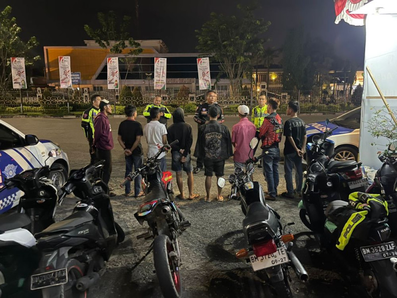 36 Unit Sepeda Motor Diamankan di Polresta Pekanbaru