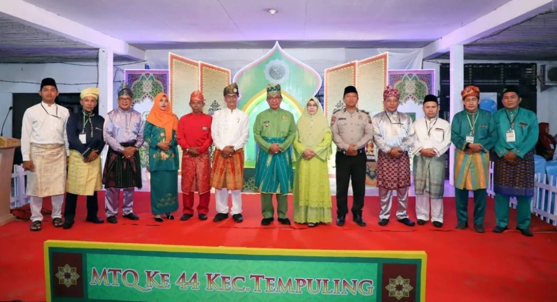 Bupati Inhil Buka Secara Resmi MTQ ke-44 Tempuling
