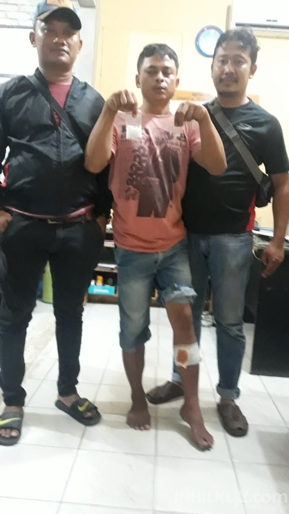 Tekab Polsek Perbaungan Tembak Bandar Sabu Asal Celawan