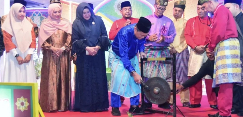 Pukul Gong, Pemkab Inhil Tutup Secara Resmi MTQ ke-44 Kecamatan Tempuling
