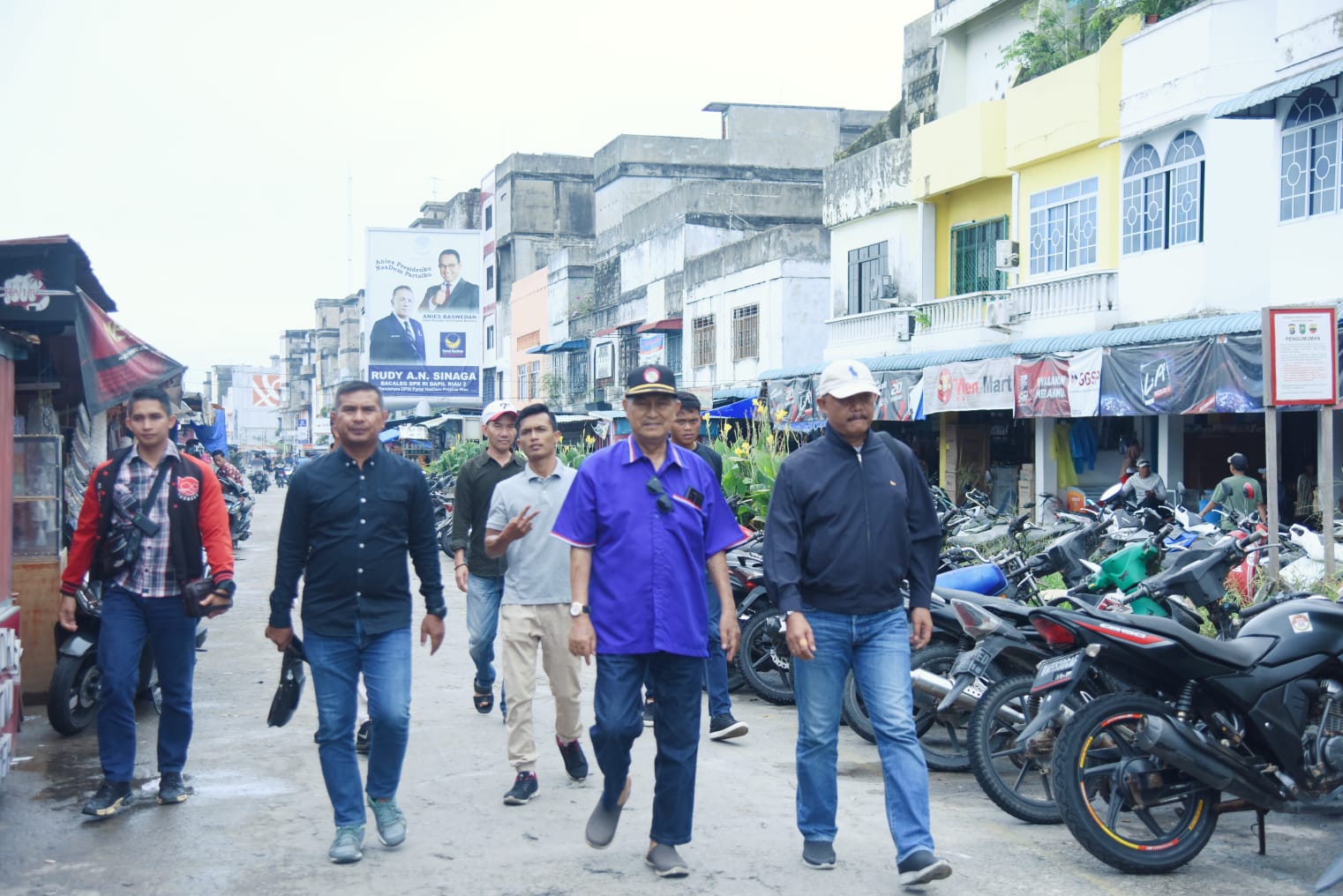 Wabup Inhil H. Syamsuddin Uti Lakukan Kunker ke Kecamatan Kateman