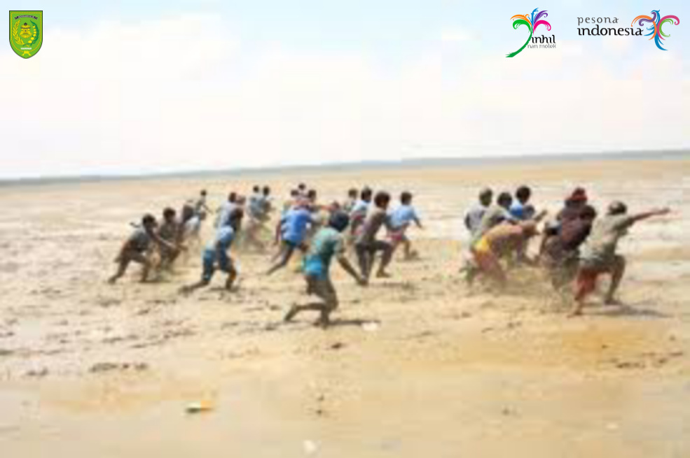 Indahnya Pantai Bidari  di Tanjung Pasir, Inhil
