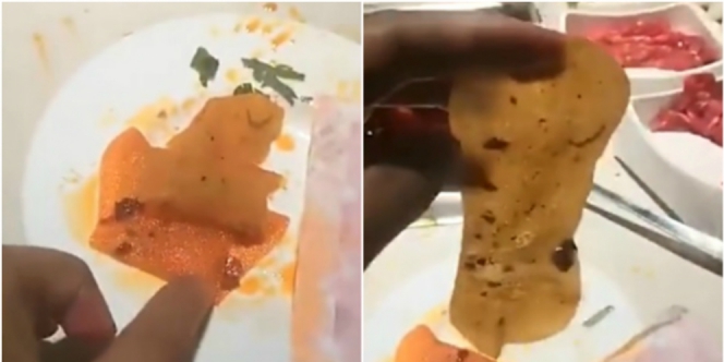 MENJIJIKKAN.. Wanita Ini Mengaku Temukan Pembalut di Dalam Makanan