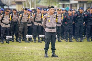 1.664 Personil Polda Riau Siap Amankan Pemilu