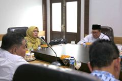 PMI Inhil Gelar Pertemuan Bahas Pengelolaan Dana Bantuan dari Pemda