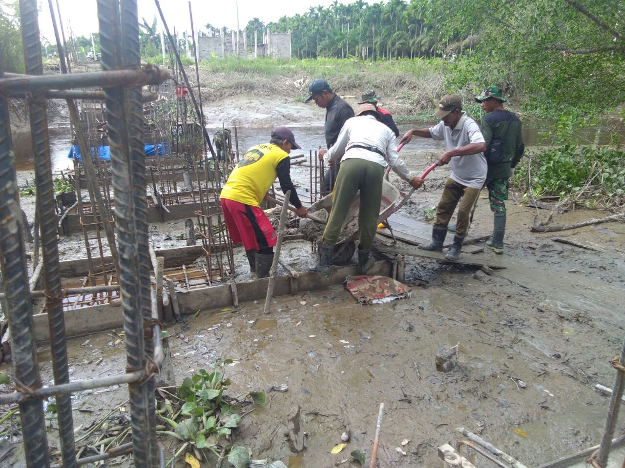 TMMD ke 101 Kodim 0314/Inhil Perkuat Hubungan TNI dan Rakyat