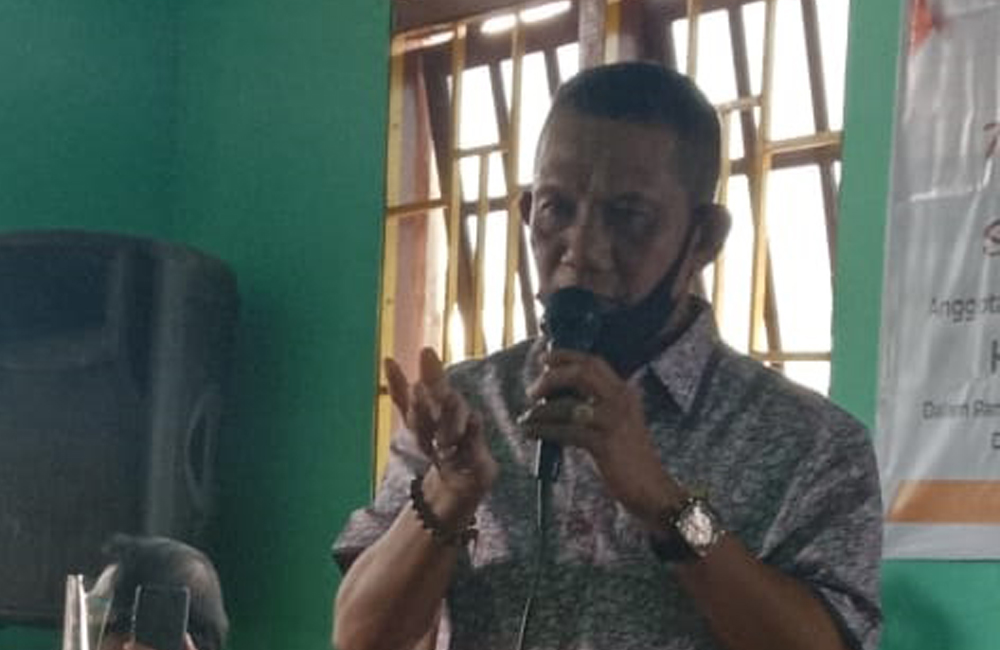 Anggota DPRD Inhil Hasanuddin Jemput Aspirasi Masyarakat di Desa Sungai Bela