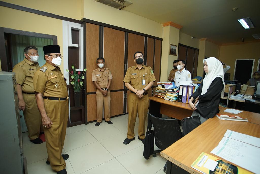 Bupati Inhil Sidak Kehadiran Asn Pasca Libur Lebaran Idul Fitri 1443 H