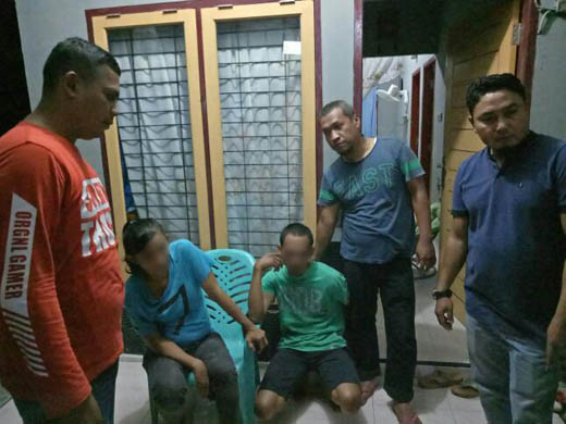 Terekam CCTV, Pasutri Pencuri Motor Di Pekanbaru Diringkus