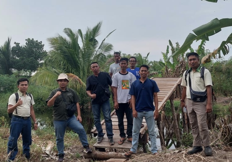 PT GIN Bangun Tiga Unit Jembatan di Desa Bantayan Kecamatan Mandah