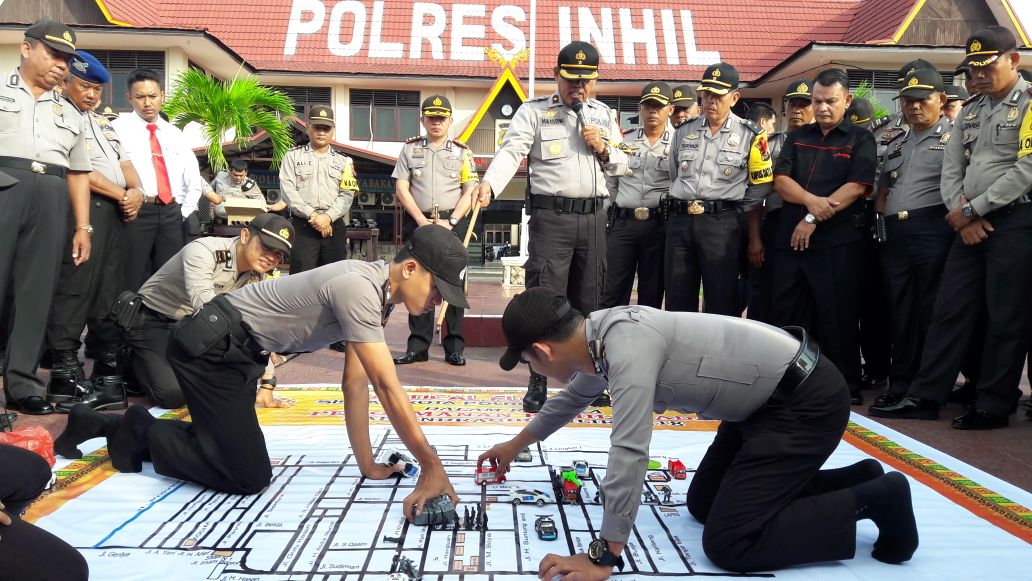 Polres Inhil Siapkan Strategi Pengamanan Pilkada 2018