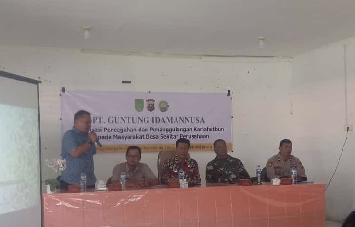 PT GIN Gelar Sosialisasi Karlahutbun di Gaung, ada Program Reward Rp 25 Juta untuk Desa