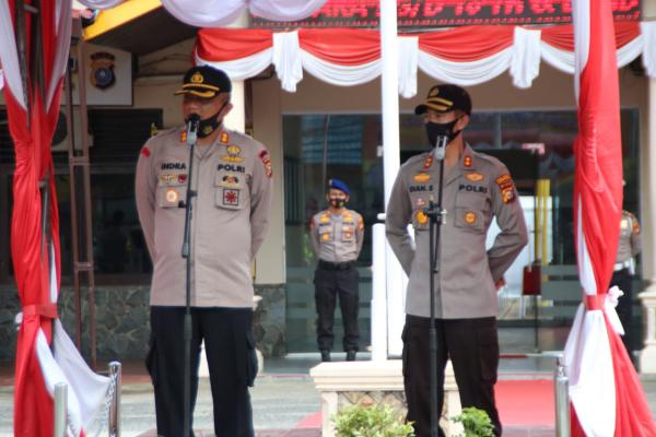 AKBP Dian Setyawan Resmi Menggantikan AKBP Indra Duaman Sebagai Kapolres Inhil