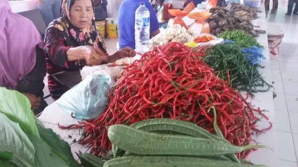Harga Cabai Merah di Pekanbaru Naik Hingga Rp4 Ribu per Kilogram