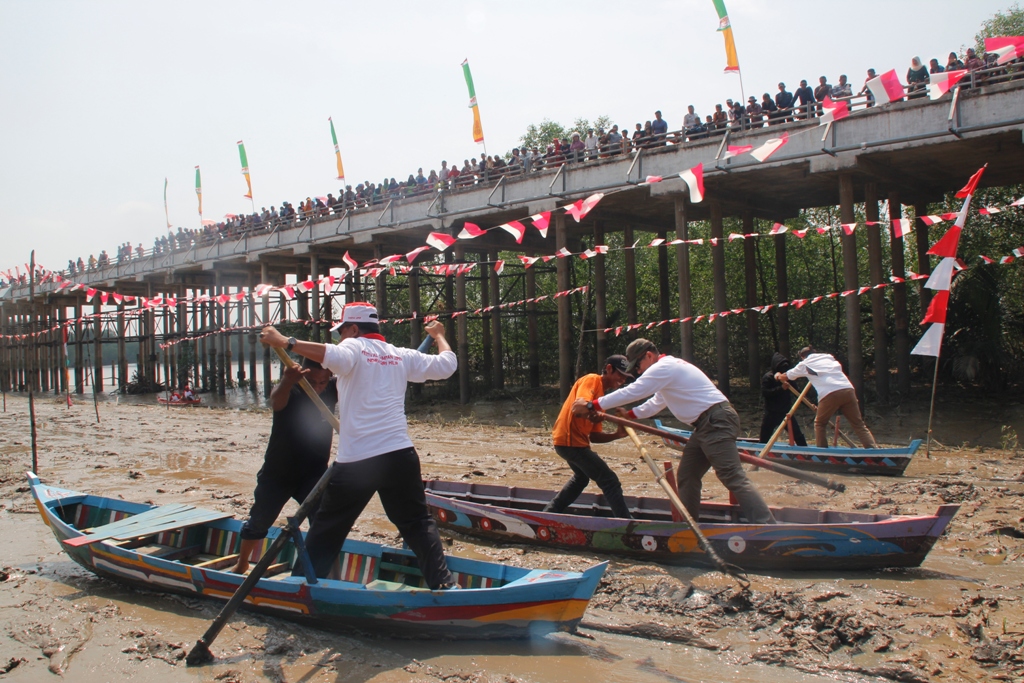 Yukkk Meriahkan Festival Sampan Leper 2019 di kabupaten Indragiri Hilir