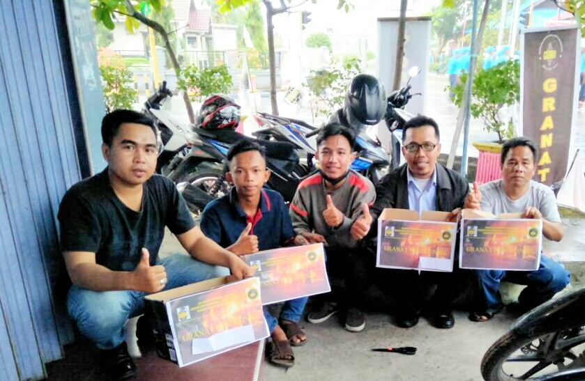 Selama Dua Hari, Granat Inhil Galang Dana Bantu Korban Kebakaran di Tembilahan