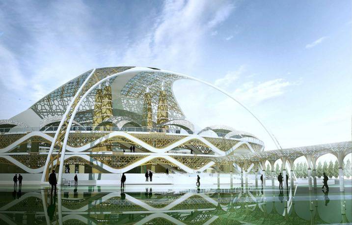 Masjid Sriwijaya Palembang Dirancang Termegah di Asia
