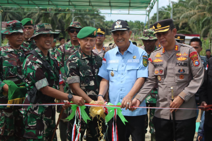 Danrem 031/Wira Bima Resmi Tutup TMMD ke-116 Kodim 0314/Inhil