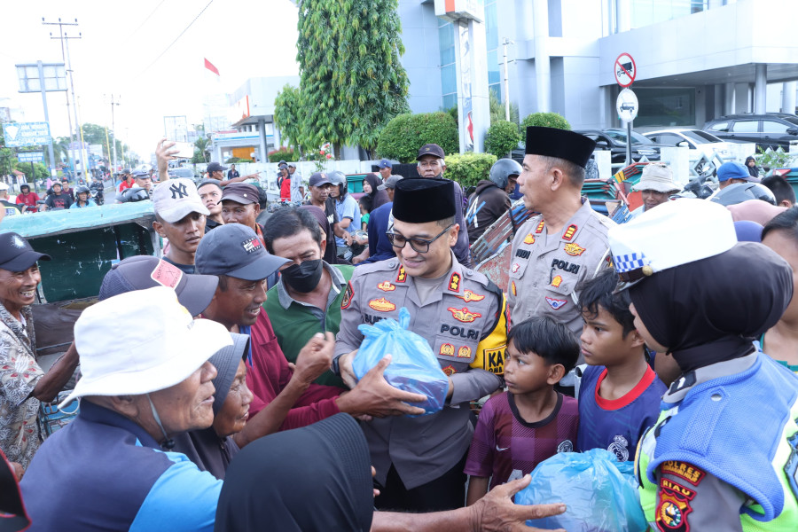 Kapolres AKBP Budi Setiawan Berbagi Berkah Ramadhan