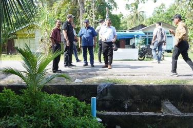 Pemprov Riau Tinjau Lokasi Pembangunan Jembatan Bengkalis