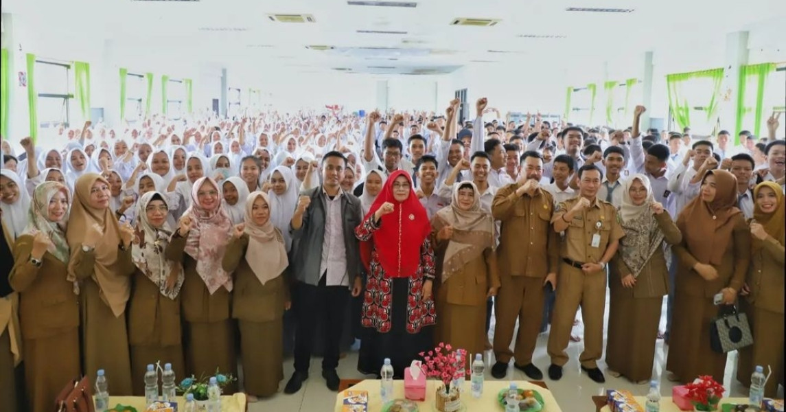 SMA N 1 Tembilahan Gelar Sosialisasi Pembinaan Siswa dari PMI