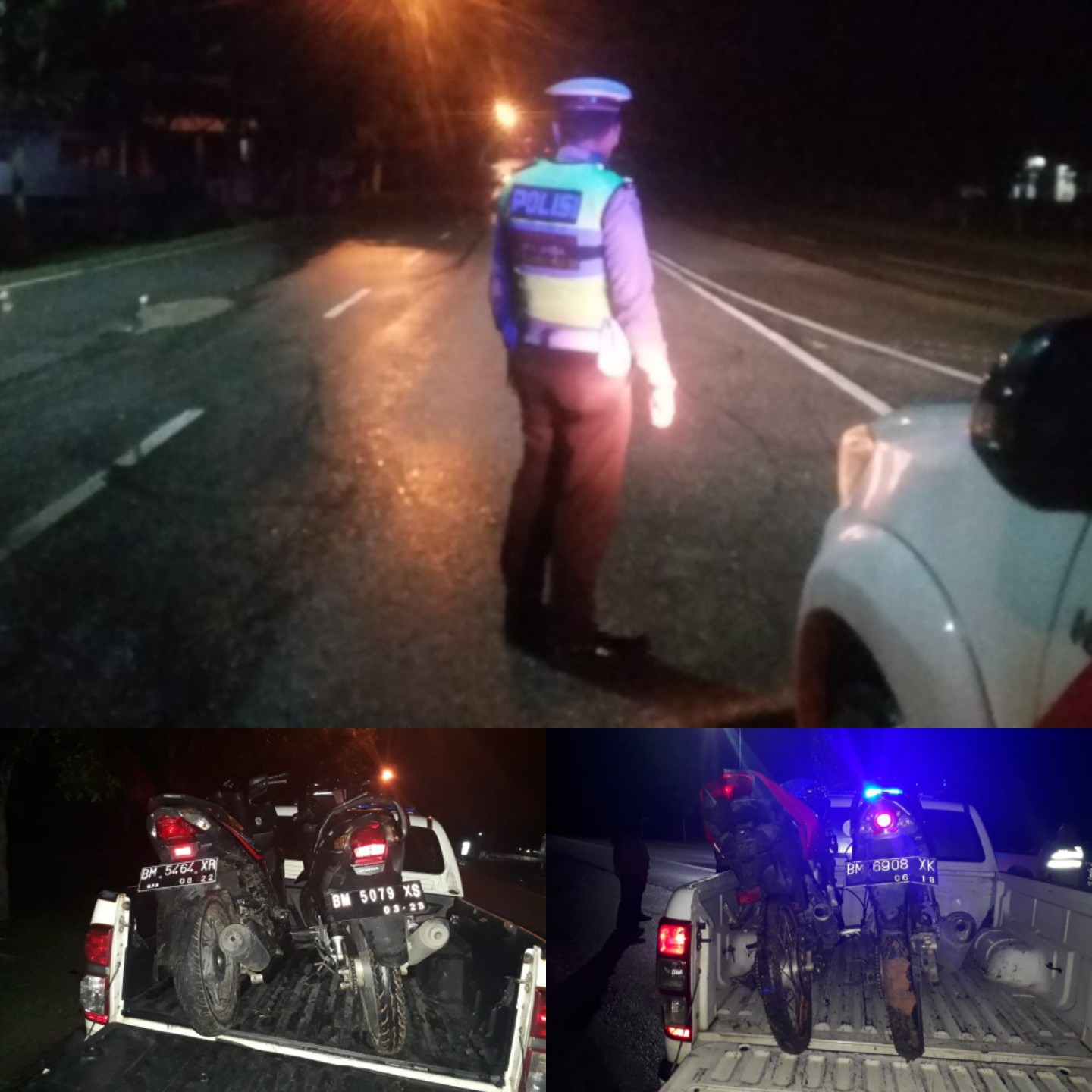 Satlantas Polres Kuansing Amankan 6 Sepeda Motor Balap Liar