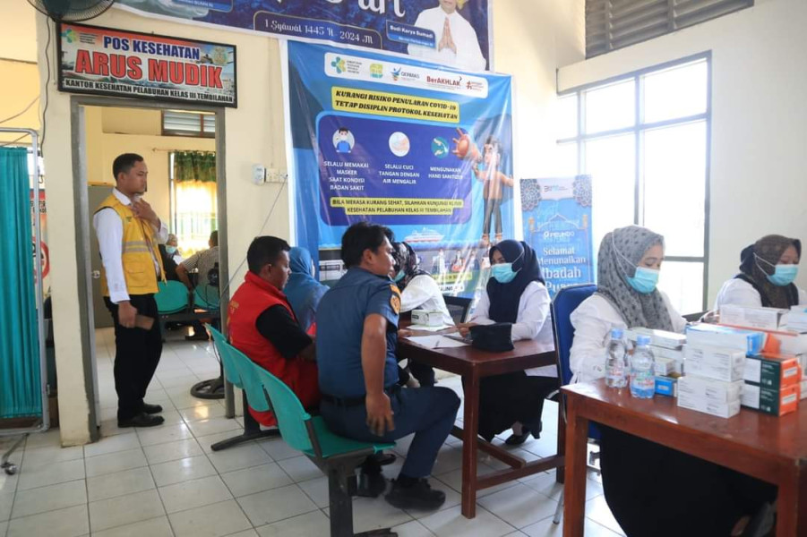 UPT Puskesmas Tembilahan Laksanakan Skrining Bagi UKK Pelabuhan
